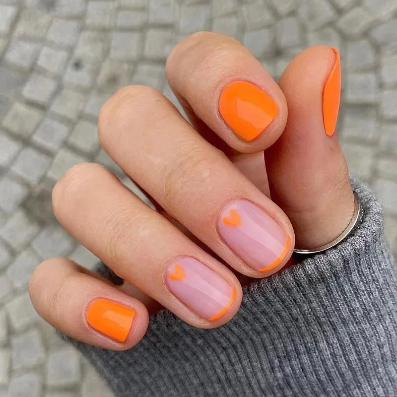 Romantic Heart Wearable Nail Art