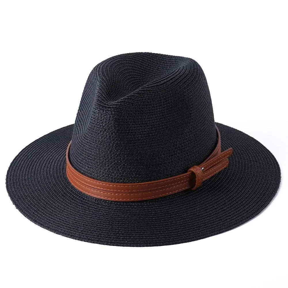 Panama Women/Men Wide Brim Beach Hat UV Protection
