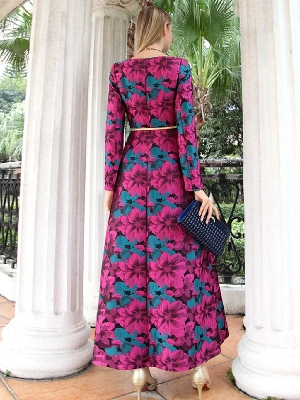 Pristine Jacquard Gown