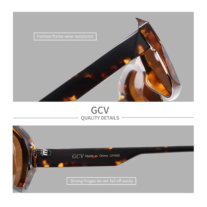 GCV Cat Eye Polarized Sunglasses UV400