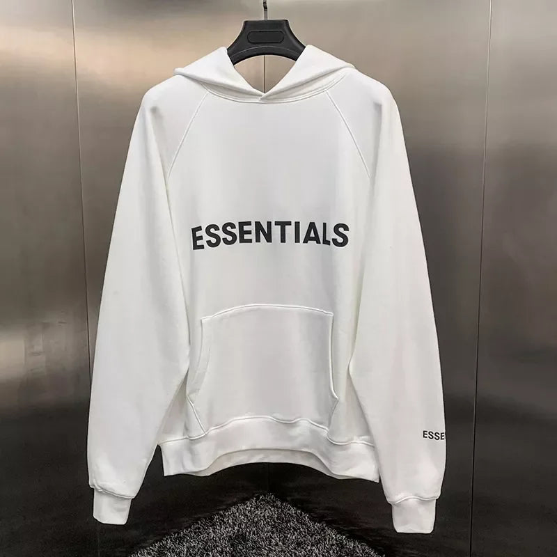 ESSENTIALS Fleece Oversized Hoodie Pullover