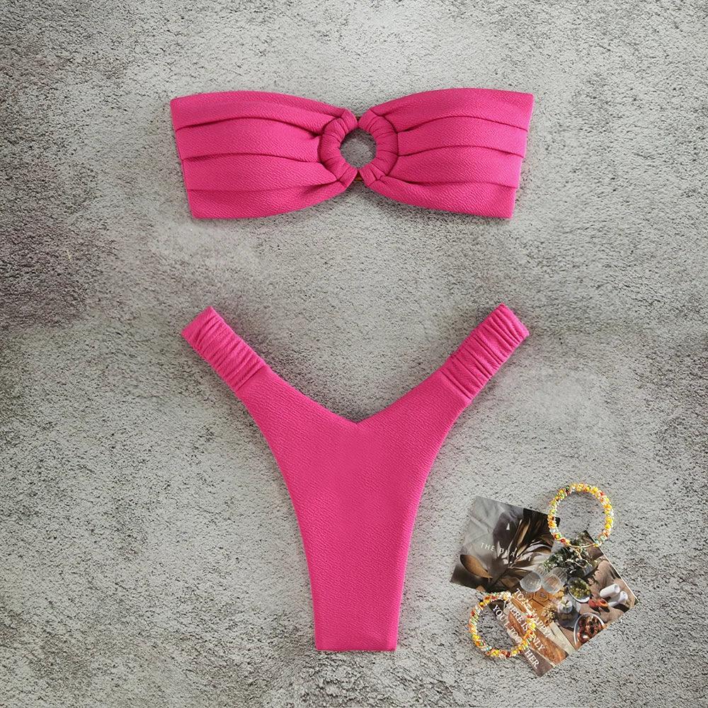 Brazillian Bandeau Micro Thong Bikini