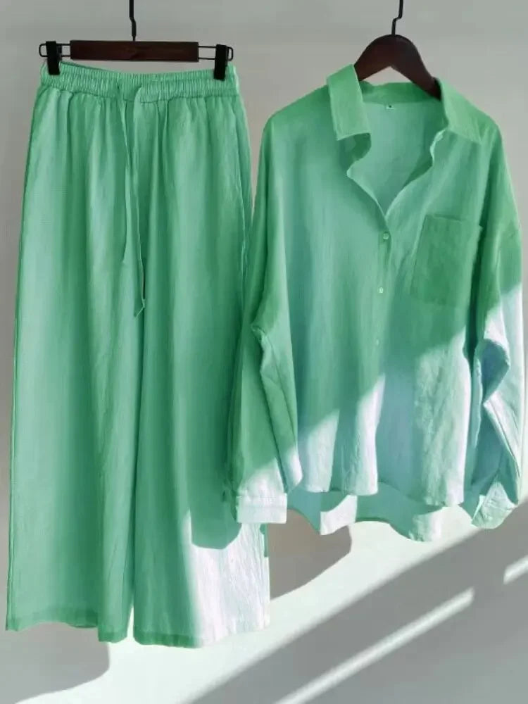 Momma Linen Pajamas