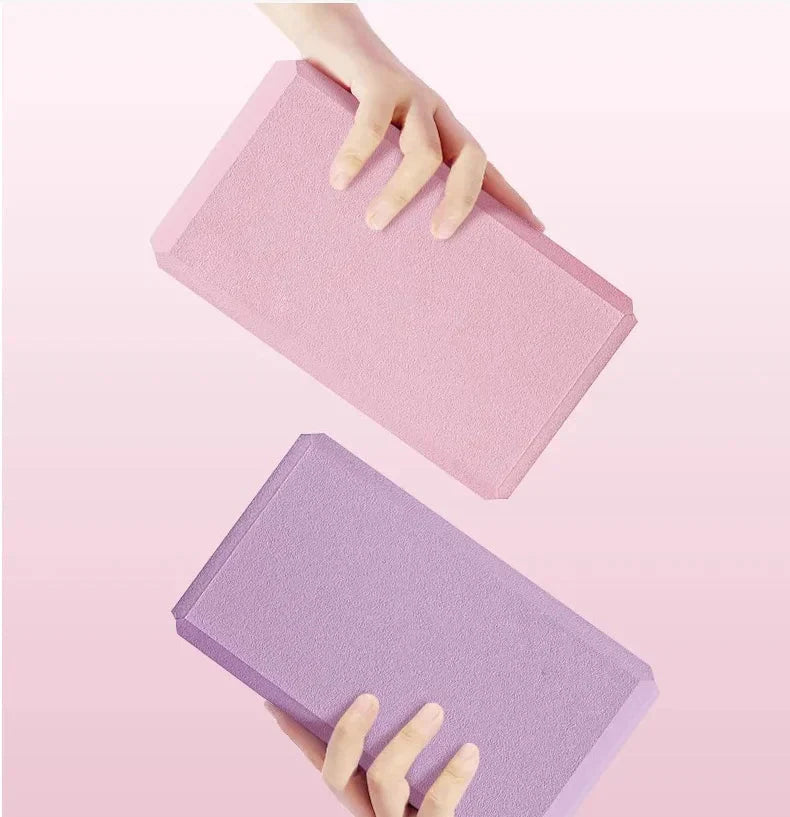 1pc Shaping High Density Eva Yoga Block  Stretch Children Pilates Foam Block Balance Exercise Ballet Bodybuilding Dance Gym  Alo