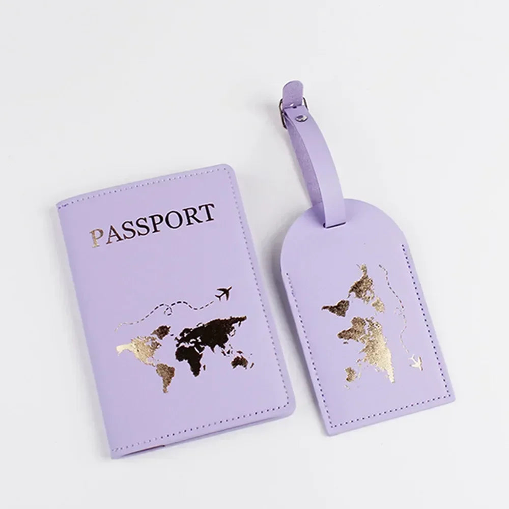 Traveling Accessories for Men/Women Waterproof Soft PU Leather Passport Cover  ID Bank Cards Holder Money Coin Organizer Pouch