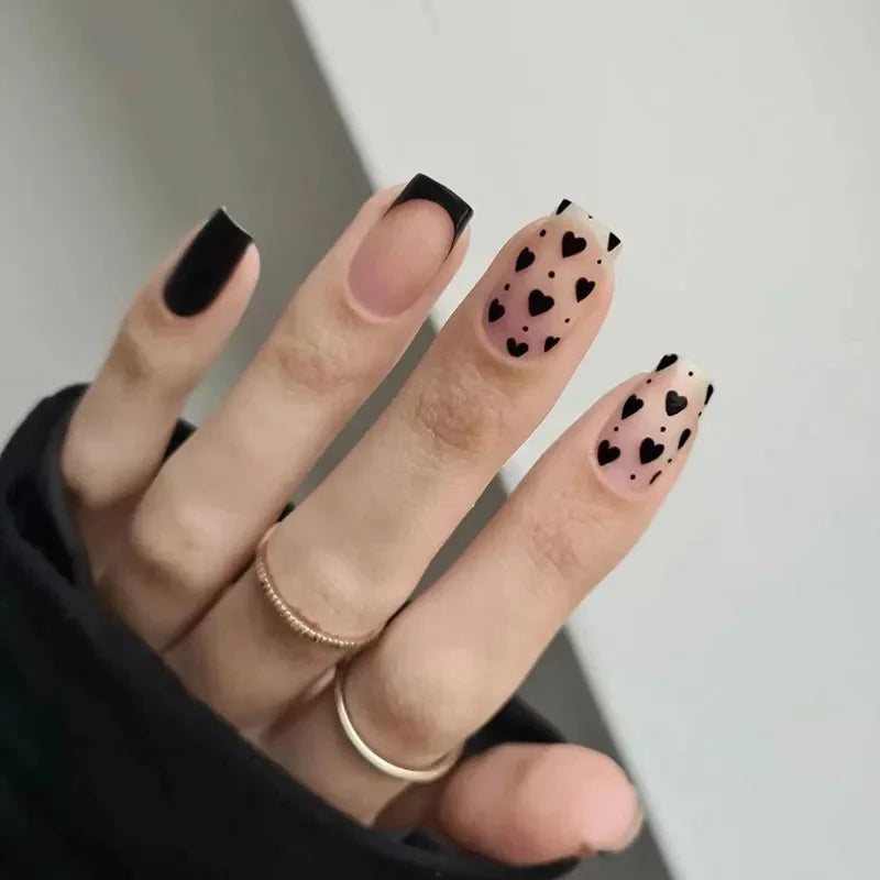 Romantic Heart Wearable Nail Art