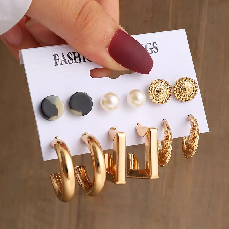 Vintage Dangle Earrings Set