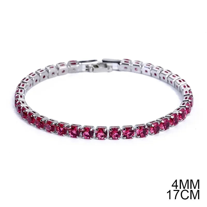 Iced Out Tennis Bracelet Collection