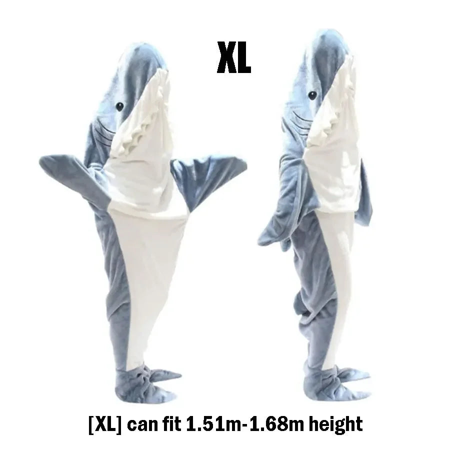 TikTok Kids Shark Blanket Onesie