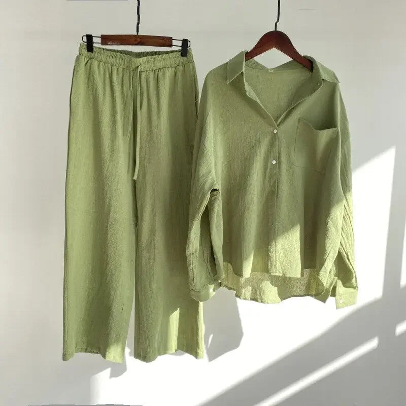 Momma Linen Pajamas