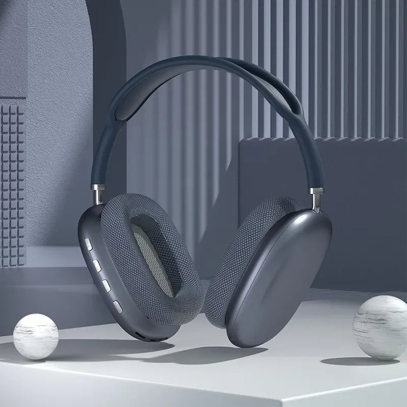 Original Air Max P9 Pro Wireless Bluetooth Headphones Noise Cancelling Mic Pods Over Ear Sports Gaming Headset For Apple iPhone
