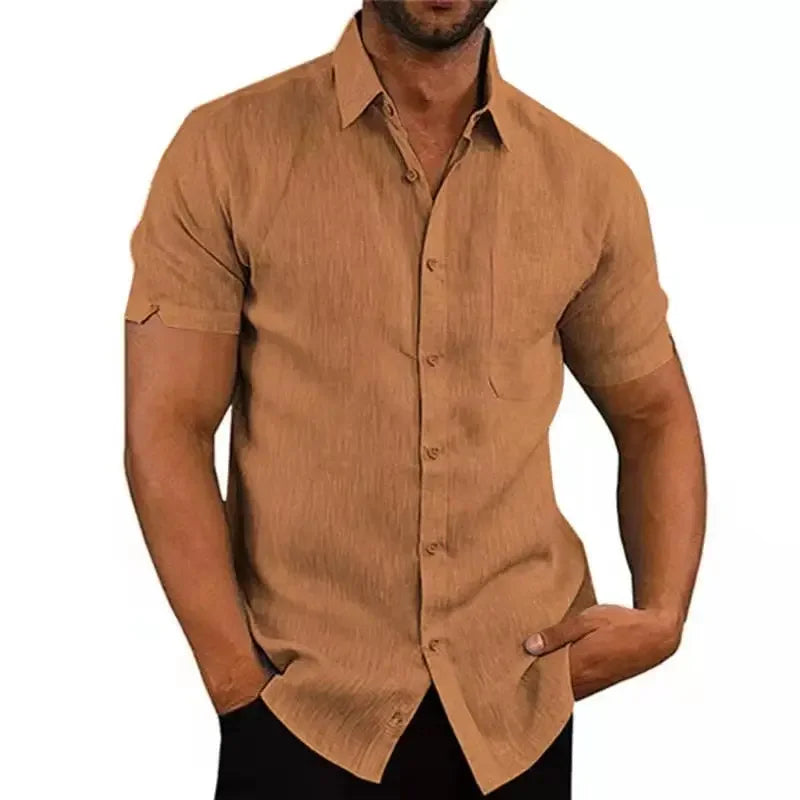 Men Short Sleeve Gym Soccer Shirts Linen Sport Running Shirt Breathable Jogging Training Shirt Gymwear Quick Dry Fitness Shirts