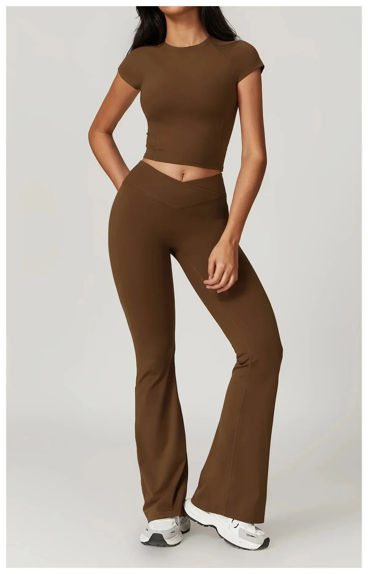 Women's Wide Leg High Waist Yoga Set