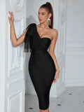 Holiday Cheer Evening Midi Dress