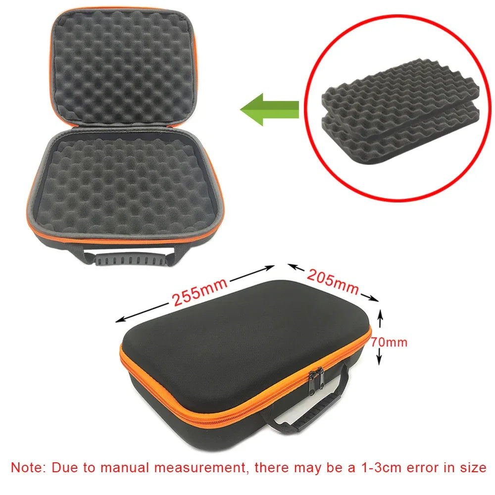 8 Slot Watch Storage Box Shockproof Watch Carry Case Organizer Protective Canvas EVA Hard Shell Zipper Watch Storage Case