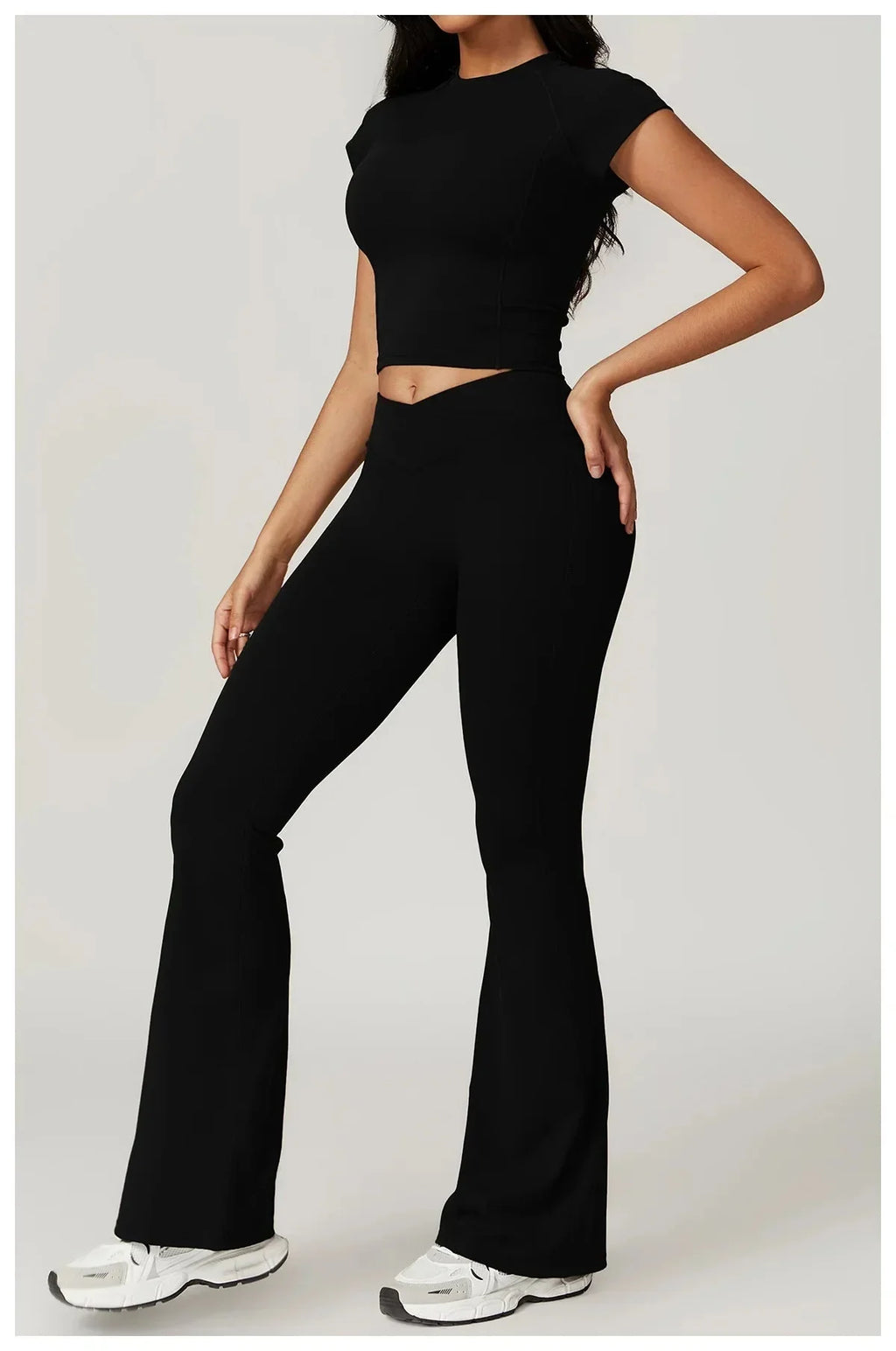 Lucid High Waist Flare Leg Yoga Set