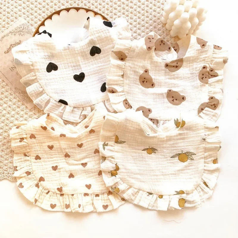 LUXBABY Newborn Bibs