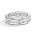 S925 Sterling Silver Moissanite Ring D VVS1 Lab Grown Diamond 1.68ctw