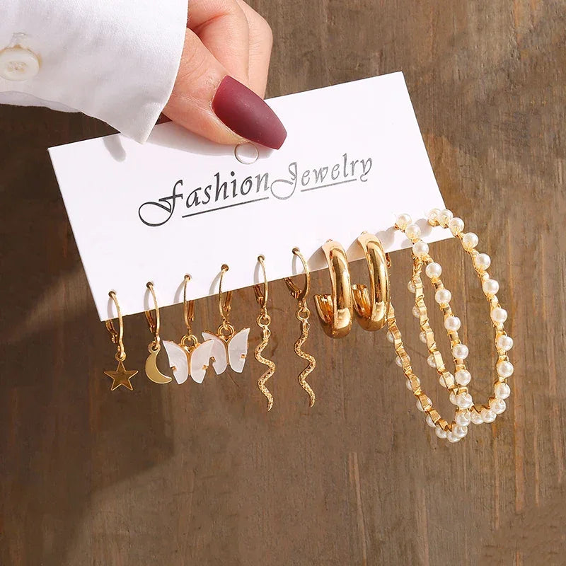 Vintage Dangle Earrings Set