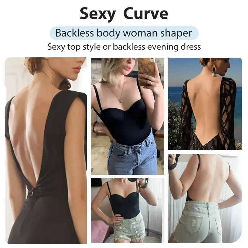 Backless Shaper Bra With Corset