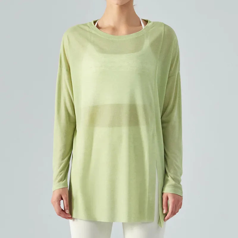 Long Sleeve Yoga Workout Top
