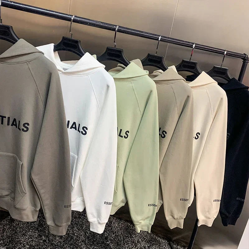 ESSENTIALS Fleece Oversized Hoodie Pullover