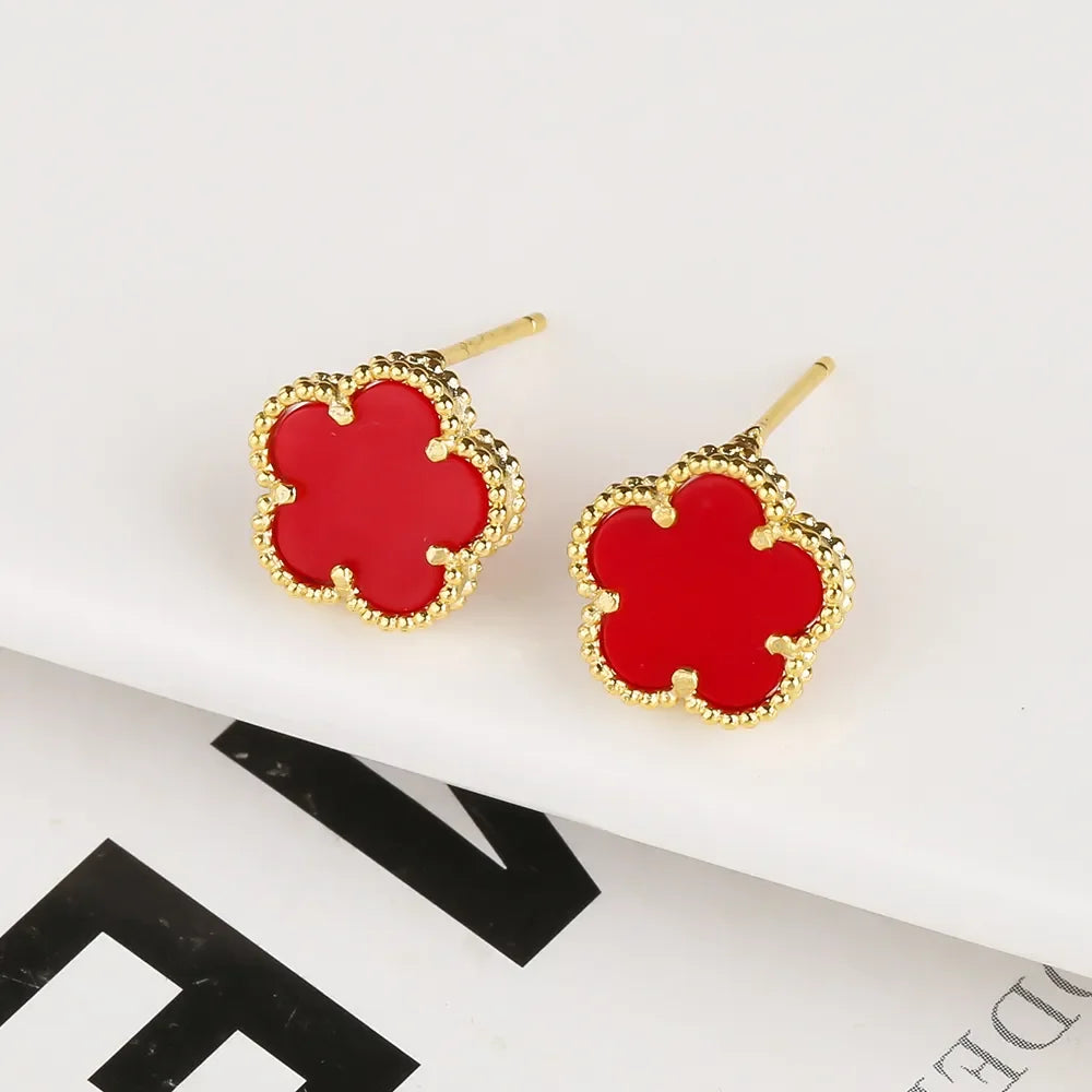 LUX Clover Earrings 18K Gold Plated