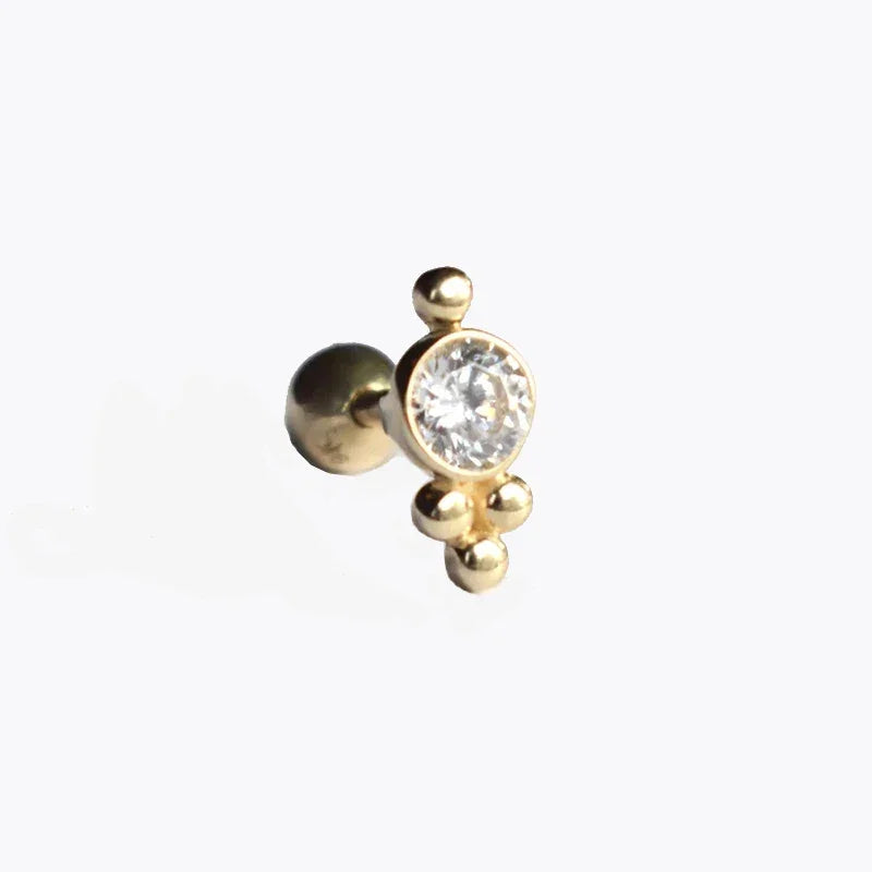 Moon Stud Earrings