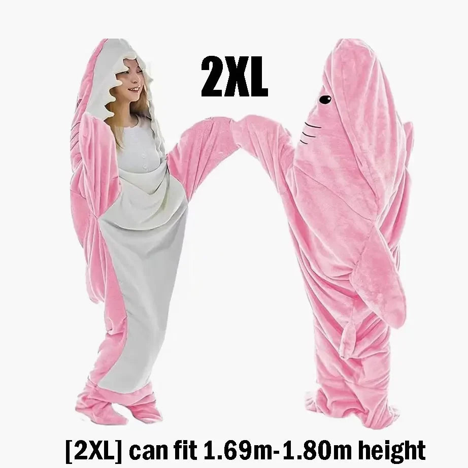 TikTok Kids Shark Blanket Onesie
