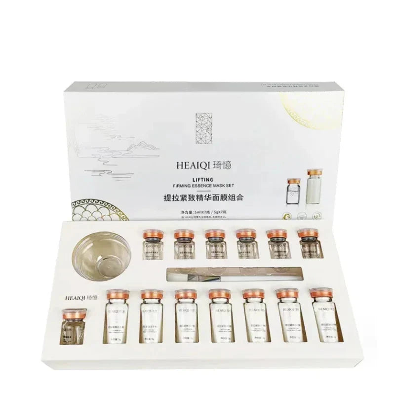 Korean Collagen Hyaluronic Acid Face Mask Repair Firming Lifting Improve Fine Lines Brighten Moisturiz Peptide Essence Skin Care