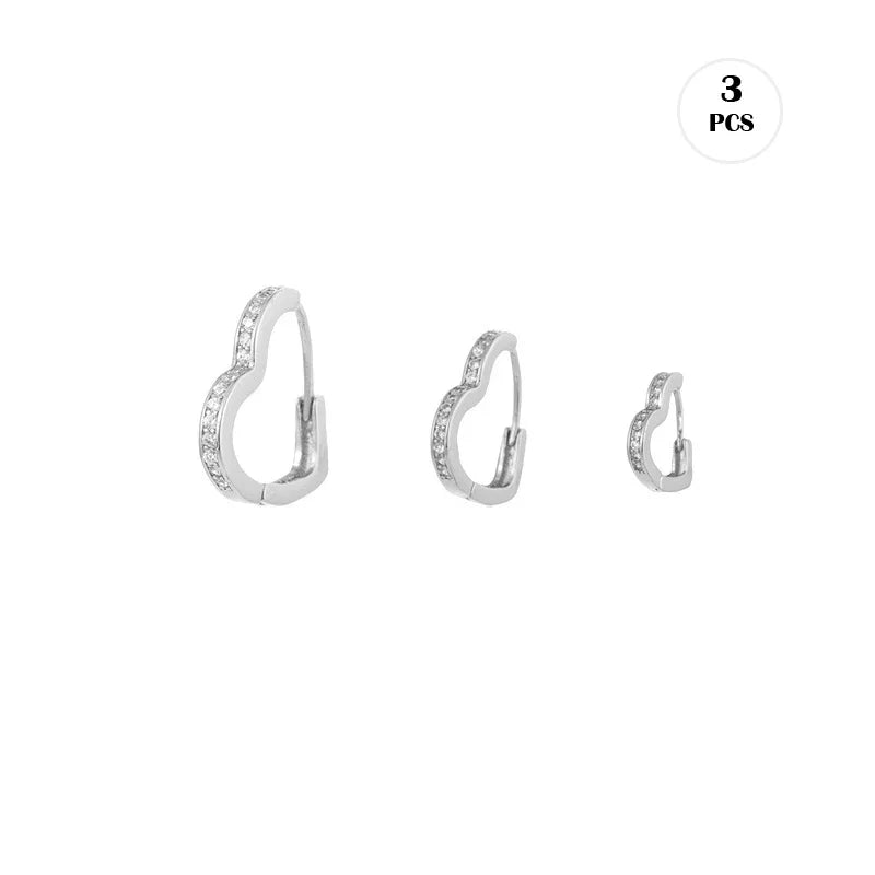 Cubic Zirconia Fashion Stud Earings (Mix and Match)