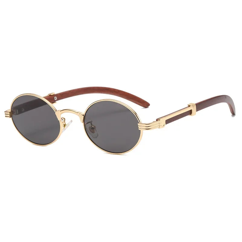 Rocker Luxury Brand Classic Oval Sunglasses