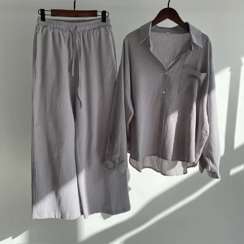 Momma Linen Pajamas