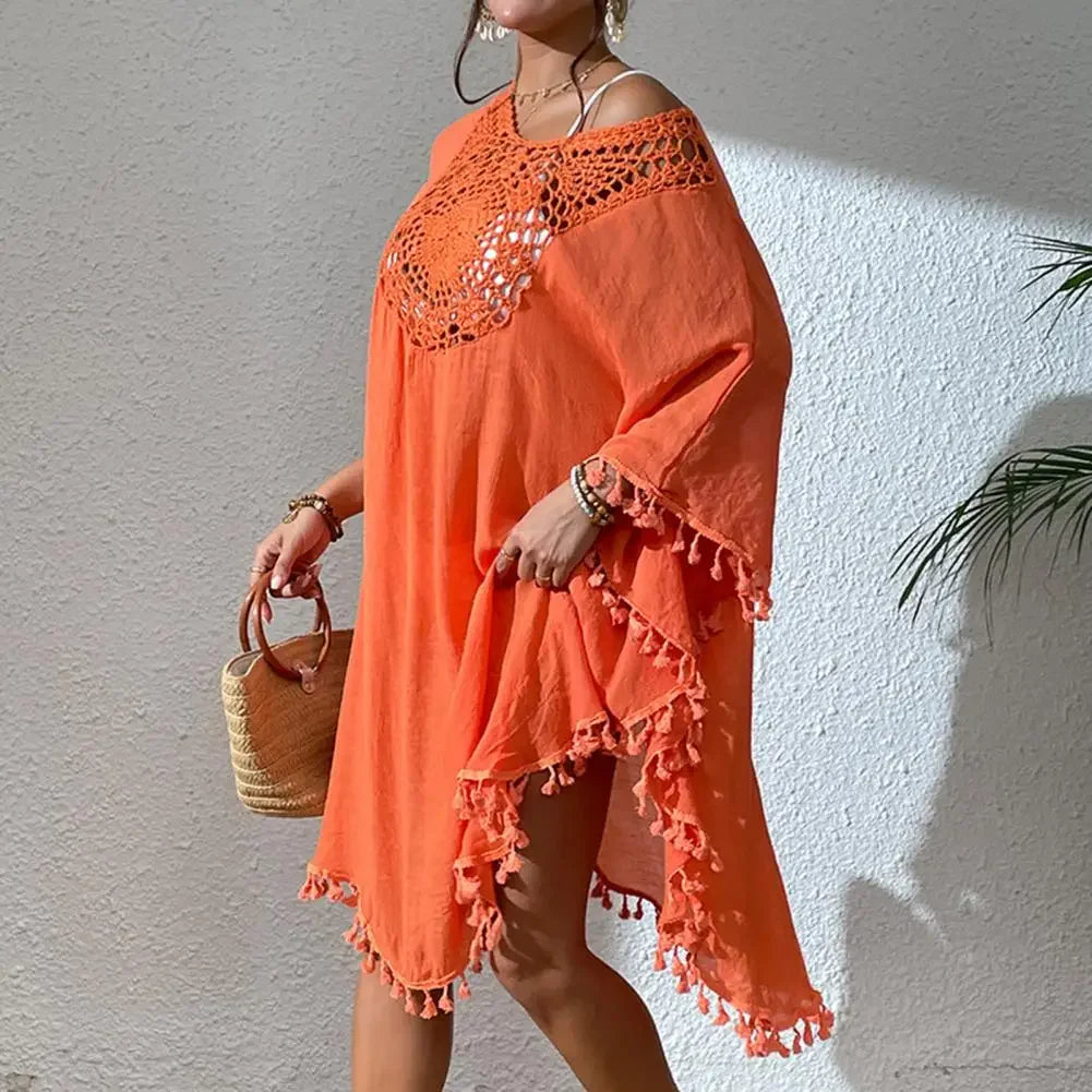 Nadia Fringed Bikini Cover Up