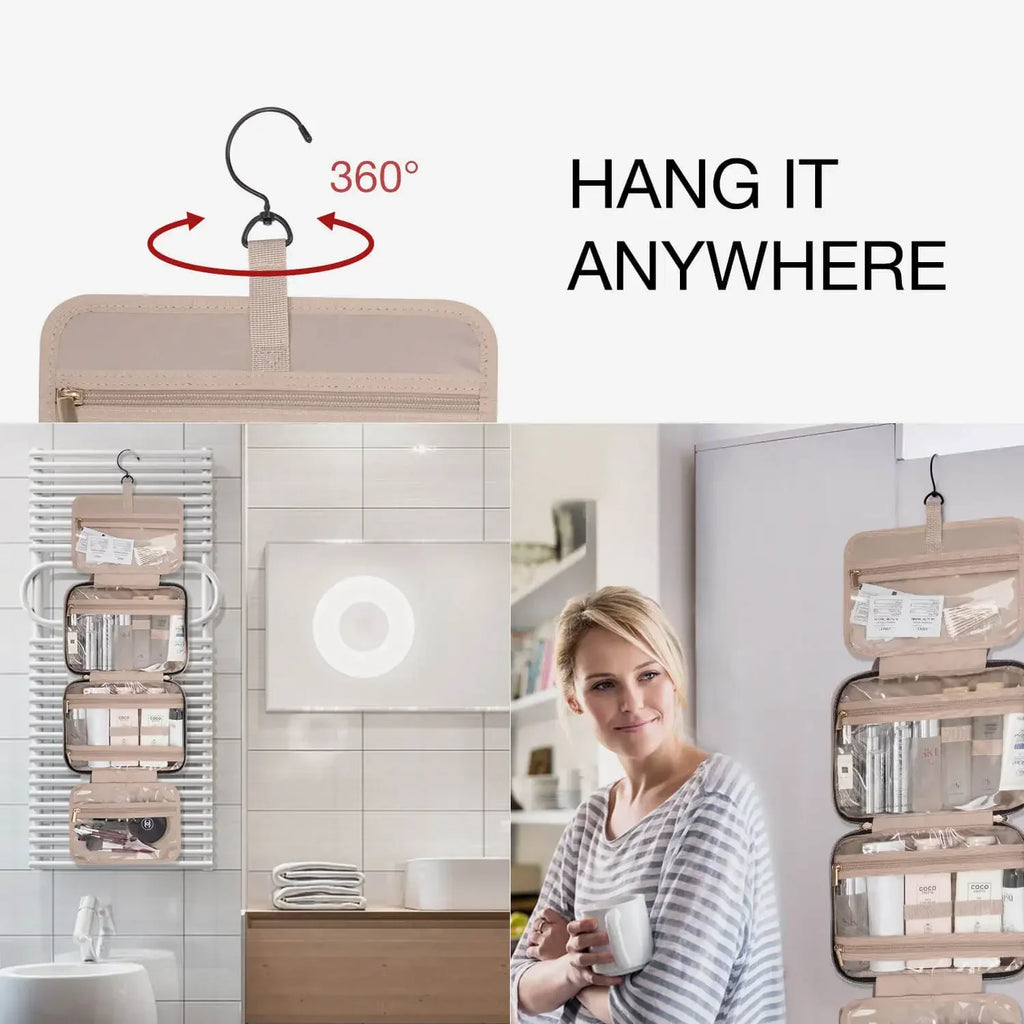 Designer Hanging Travel Toiletry Bag