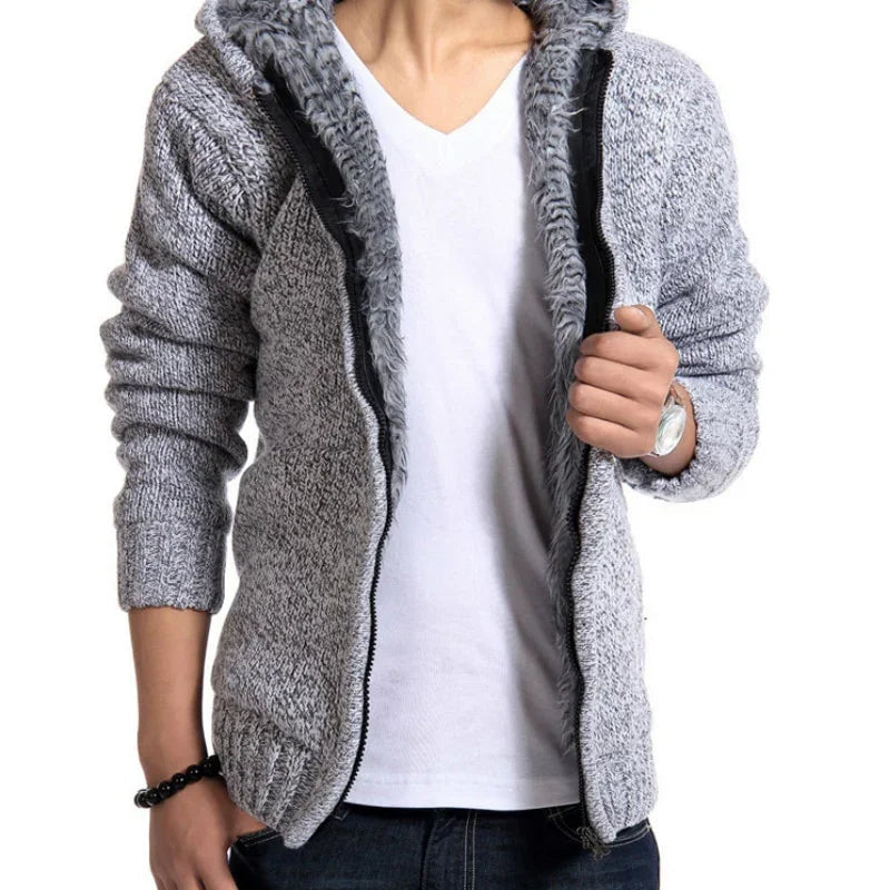 Men's Cold Weather Lined Sweater