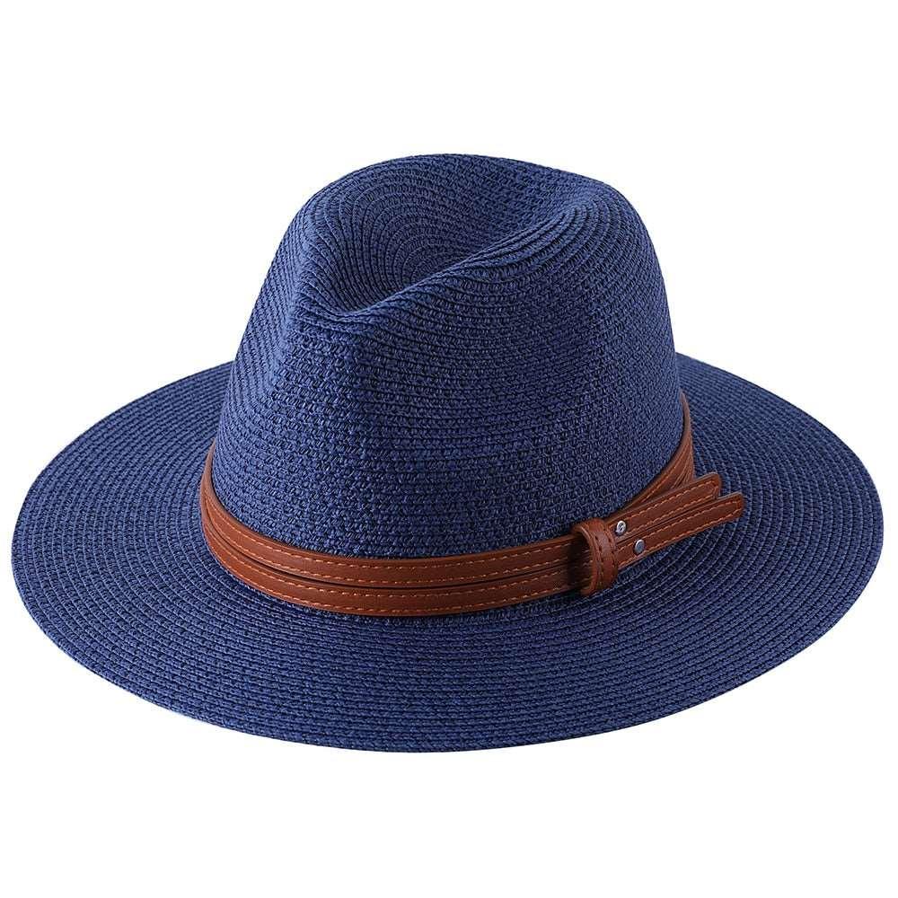 Panama Women/Men Wide Brim Beach Hat UV Protection