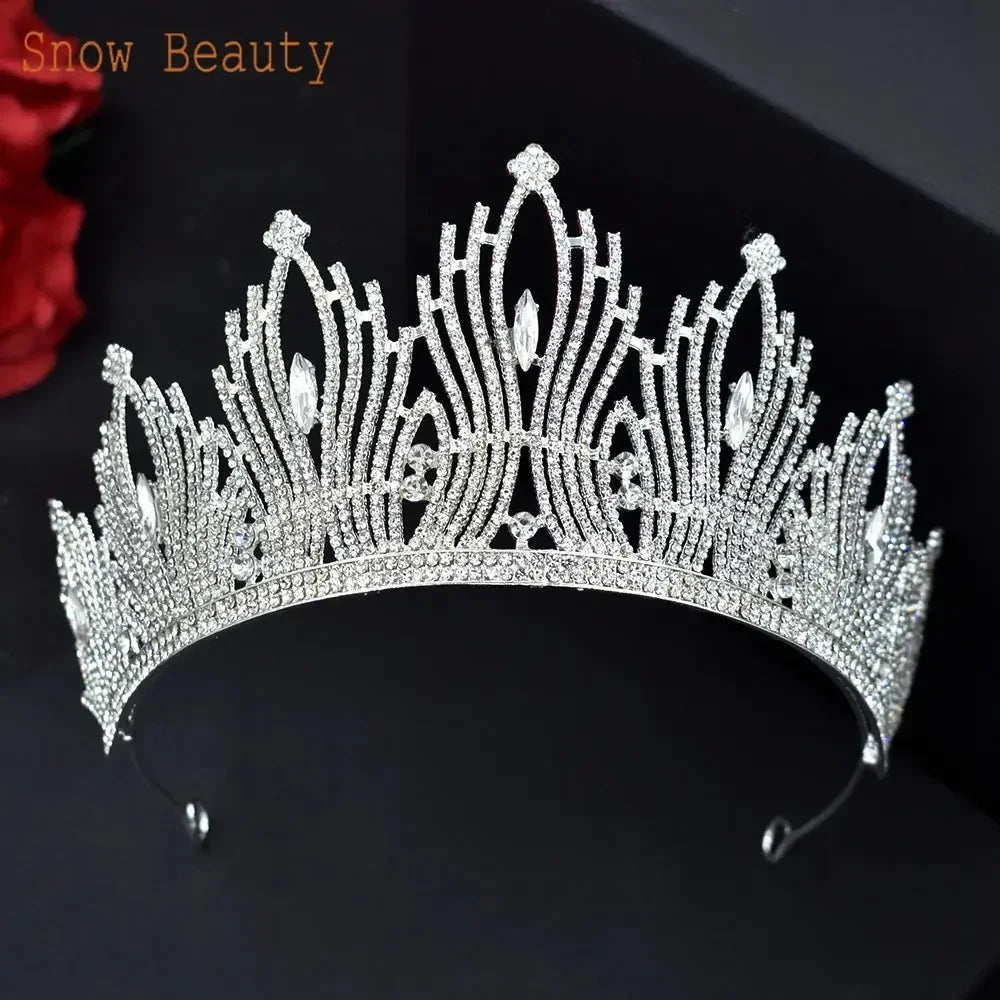 Bridal Headwear Crystal Crown
