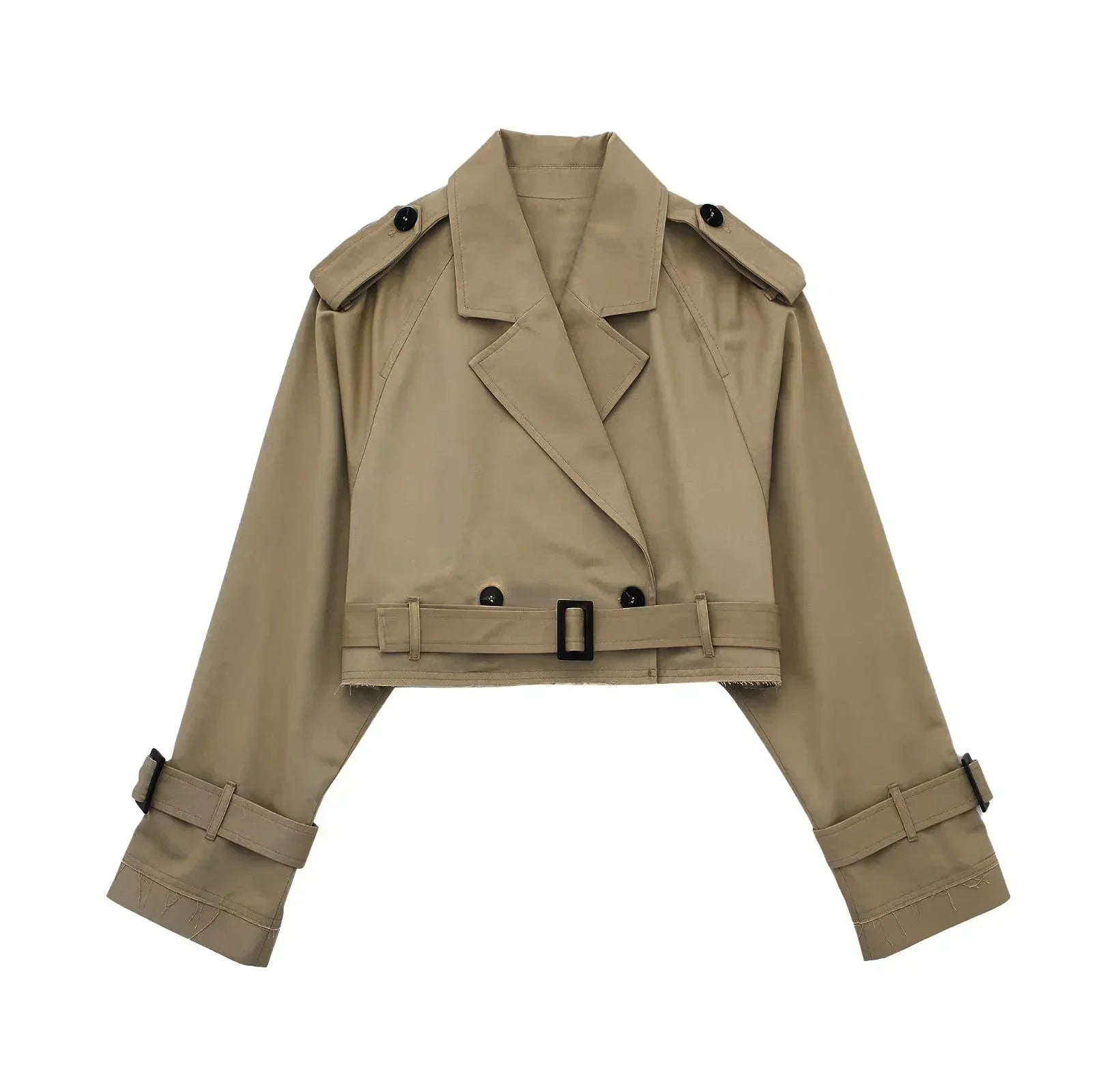 Cassie Cropped Trench