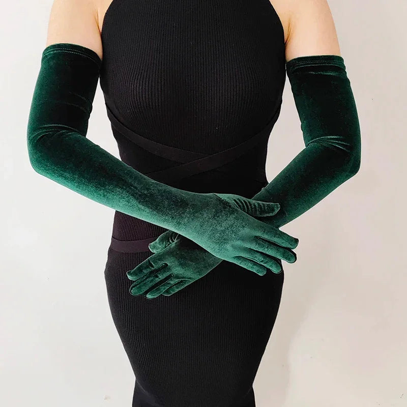 Velvet Opera Gloves