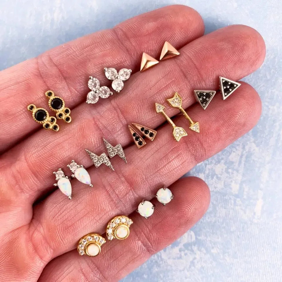 Bohemia Shell Starfish Dangle Earring set For Women Summer Beach Pearl Conch Drop Geometric Earring Girls Fashion Jewelry