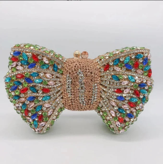 Luxury Bow Evening Clutch