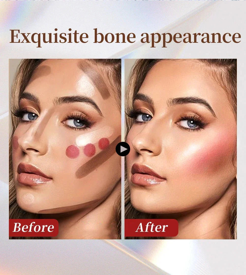 Waterproof Soft Cream Highlighter + Bronzer + Contour + Blush
