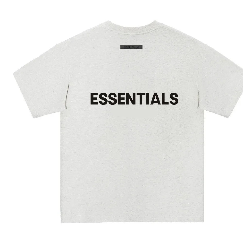 Essential t shirt for men's ropa pressed glue letters loose round neck High street fashion men and women short sleeves T-shirts