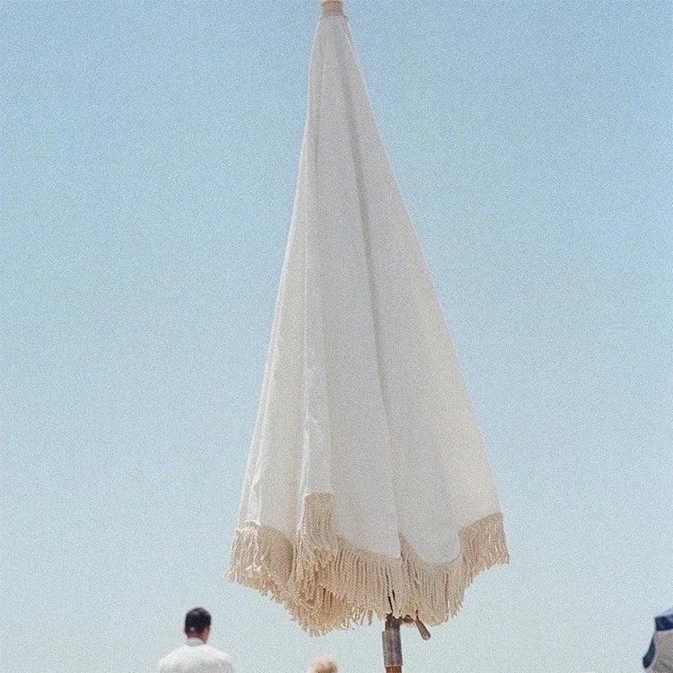 Portable BohoFringe Beach Umbrella