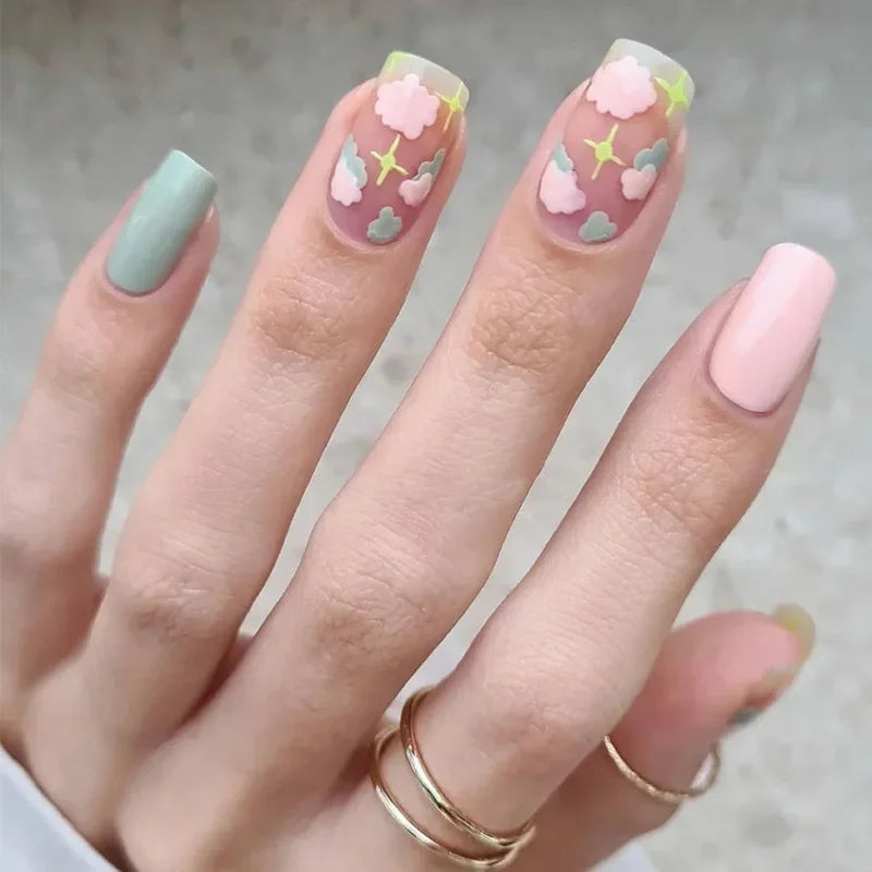 Romantic Heart Wearable Nail Art