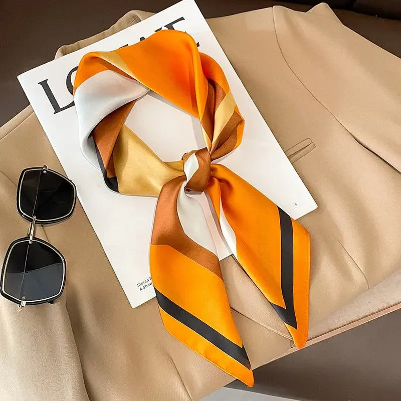 Saturday Afternoon Silk Square Scarf