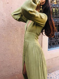 Jolie French Pleated Dress
