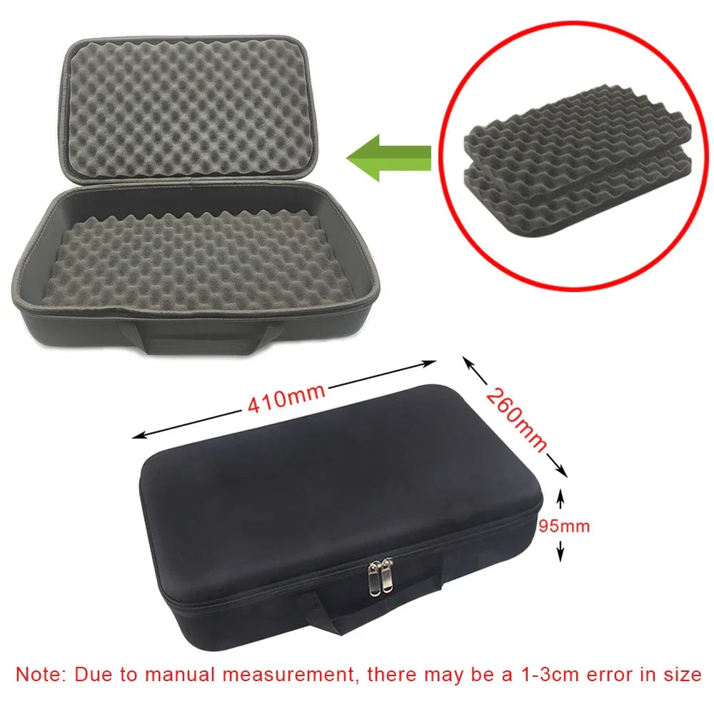 8 Slot Watch Storage Box Shockproof Watch Carry Case Organizer Protective Canvas EVA Hard Shell Zipper Watch Storage Case