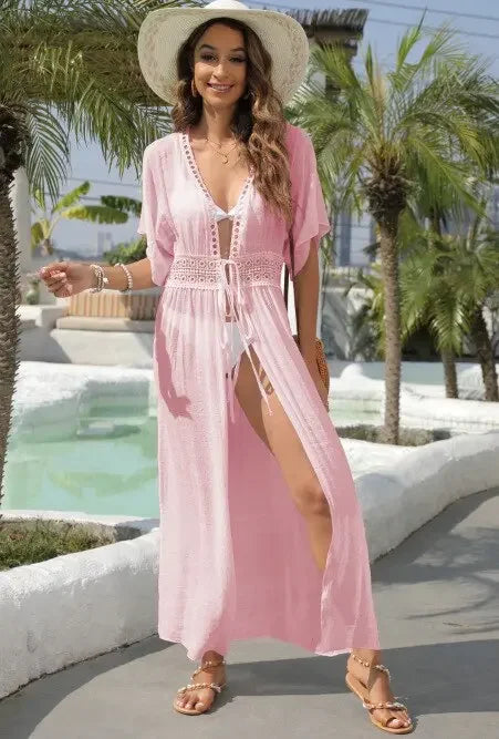 Sunset Long Swim Maxi Beach Dress